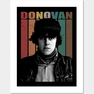 Psychedelic Folk Rocker Donovans Musical Journey Tee Posters and Art